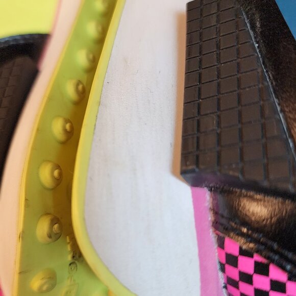 Puma Mile Rider Sunny Getaway Black Electro Green Pink - Woman's Size 10.5 - Picture 10 of 12